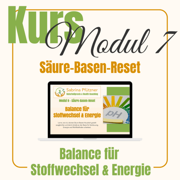 009 (Kursnummer)<br><br>Dein Säure-Basen-Reset <br> <br> Balance für Stoffwechsel & Energie